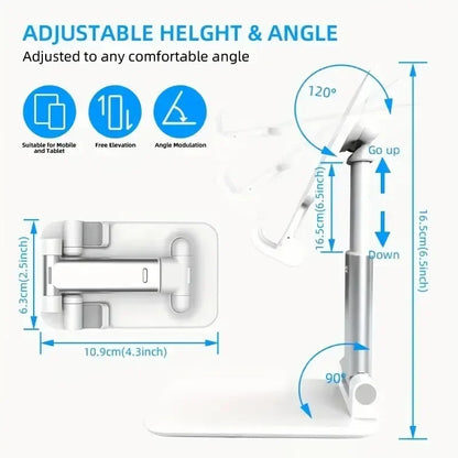 Foldable Mobile Phone Holder and Tablet Desk Mount
