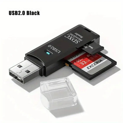 Robust 2-in-1 USB 3.0 2.0 Micro SD Card Reader
