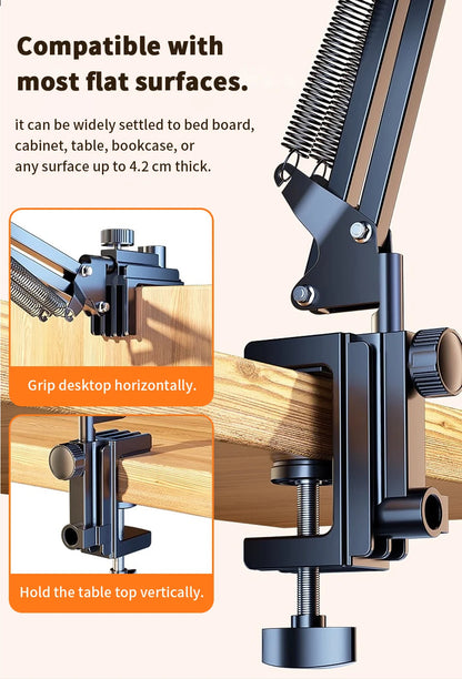 Adjustable Metal Arm Tablet Mount