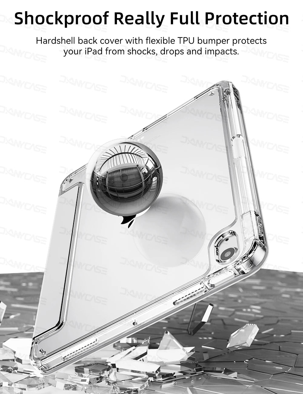 For 2024 iPad Air 6 Case iPad Air 5  6 11 iPad Pro 11 12.9 13 10 Gen 10.2 9th 8th 7th 9.7 6th 5th Mini 7 6 Case With Pen Holder