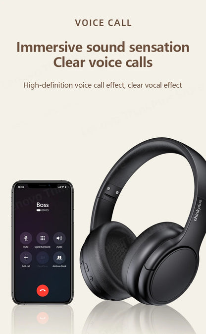 Original Lenovo 5.3 Wireless Bluetooth Headset TH20 Gaming Dual Mode Foldable Sport Headphone HIFI Sound Music Earphone 2023 New