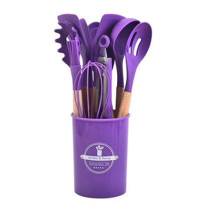 12-Piece Silicone Kitchen Utensil Set