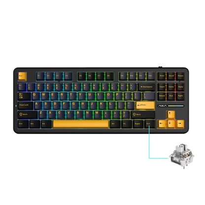 AULA F87 Pro - Wireless Mechanical Keyboard - Silent Keys