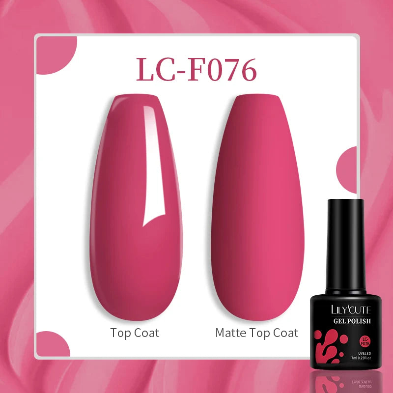 LILYCUTE 129 Colors Nail Gel Polish
