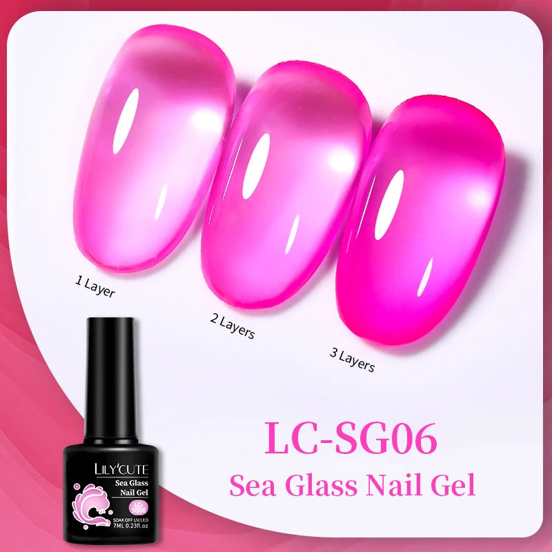 LILYCUTE 129 Colors Nail Gel Polish