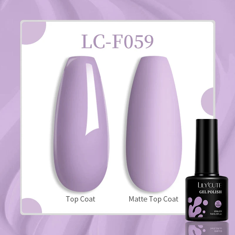 LILYCUTE 129 Colors Nail Gel Polish