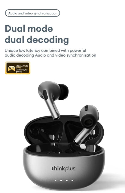 Lenovo LP5 PRO Wireless Bluetooth 5.4 Earphones TWS HiFi Sound Gaming Earbuds LP5Pro Sport headset Long Standby Touch Control