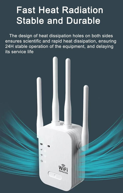 1200Mbps Dual-Band WiFi Repeater