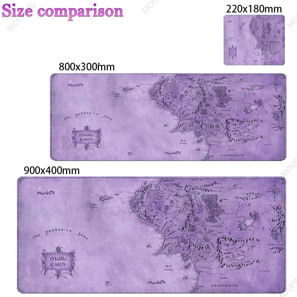 Vintage Map Deskmat,OLD MAP of The World Gaming Mouse Pad Laptop Office Home Mousepad Gamer Keyboard Carpet Computers Mouse Mats