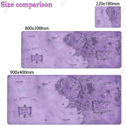 Vintage Map Deskmat,OLD MAP of The World Gaming Mouse Pad Laptop Office Home Mousepad Gamer Keyboard Carpet Computers Mouse Mats