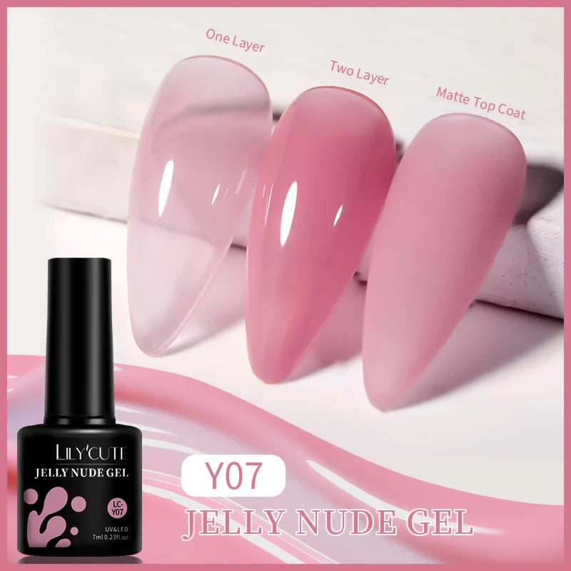 LILYCUTE 129 Colors Nail Gel Polish