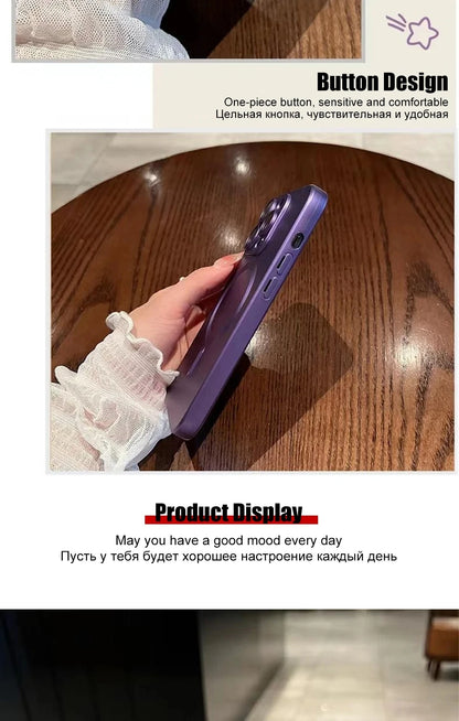 Original Matte Silicone Magnetic Case For iPhone 1