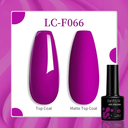 LILYCUTE 129 Colors Nail Gel Polish