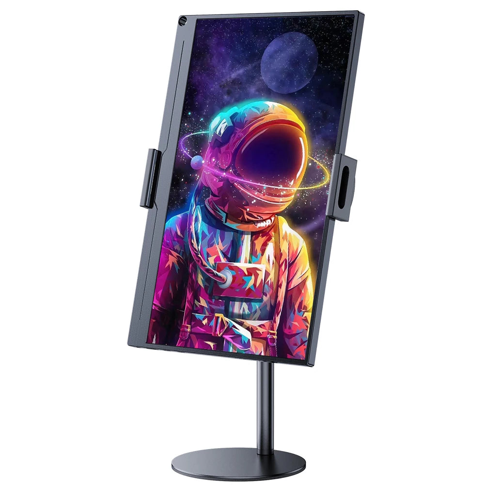 Adjustable Monitor Stand Height Portable Vesa Monitor Tablet Holder Up To 24Cm Standing Tablet Bracket Desk Mount Wider Base