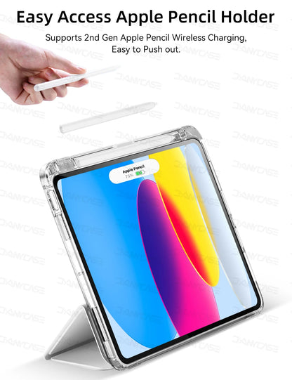 For 2024 iPad Air 6 Case iPad Air 5  6 11 iPad Pro 11 12.9 13 10 Gen 10.2 9th 8th 7th 9.7 6th 5th Mini 7 6 Case With Pen Holder