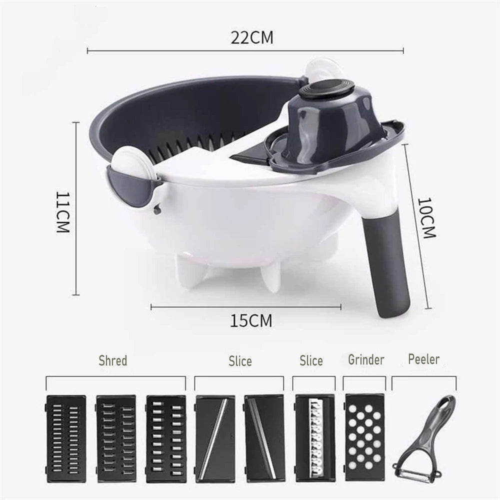 9 in 1 Multi-Functional Vegetable Cutter