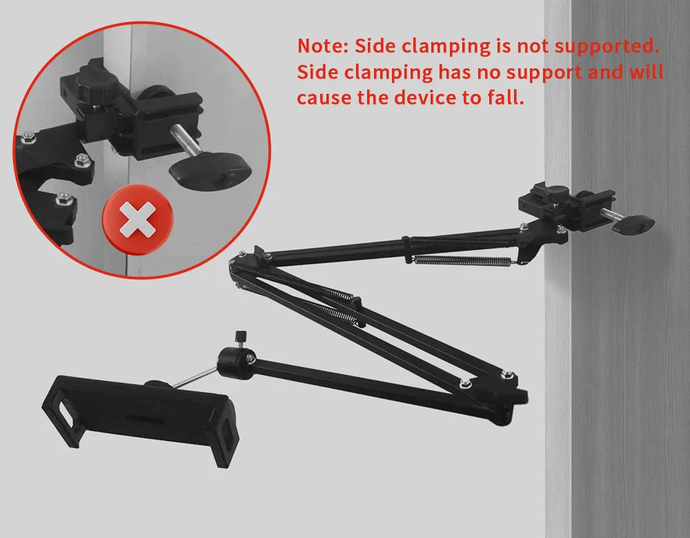 Adjustable Metal Arm Tablet Mount