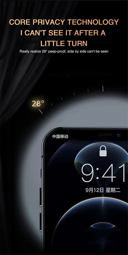 Anti-Spy Tempered Glass Screen Protector – Secure Your Privacy, Protect Your Screen