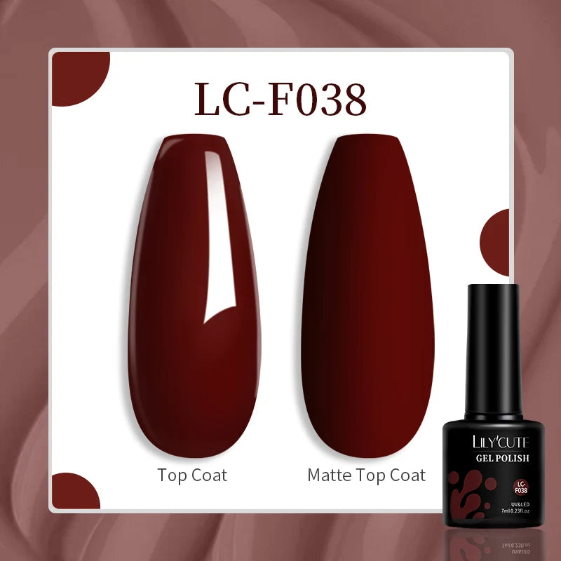 LILYCUTE 129 Colors Nail Gel Polish