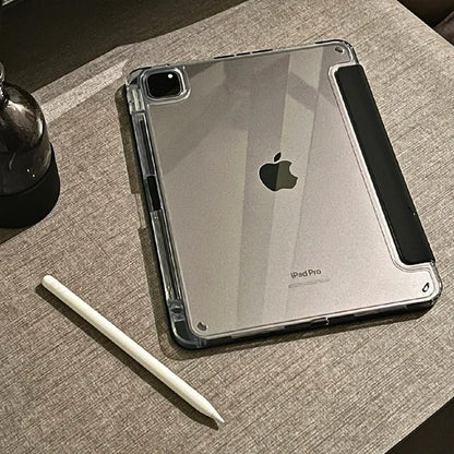 With Pencil Holder Case For IPad Pro 11 IPad 10th Generation IPad 10.2 8th 9th A16 Cover  Air6 5 4 10.9 Pro 12.9 13 2025 M3 M2