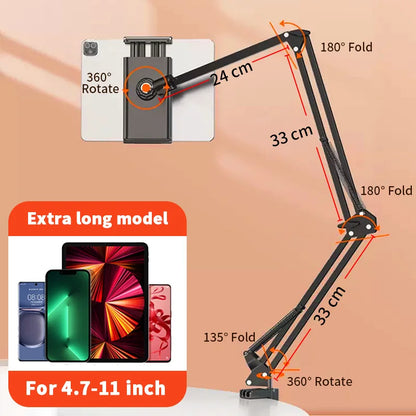 Adjustable Metal Arm Tablet Mount
