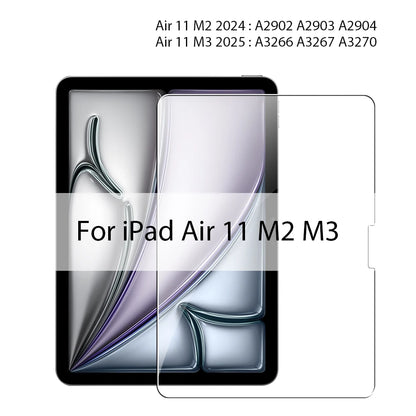 Tempered Glass Screen Protector For Ipad Pro 13 M4 2025 12.9 A16 11th Air 11 5 4 M3 M2 10 9 9th 10th 8 Generation Mini 7 6 Film