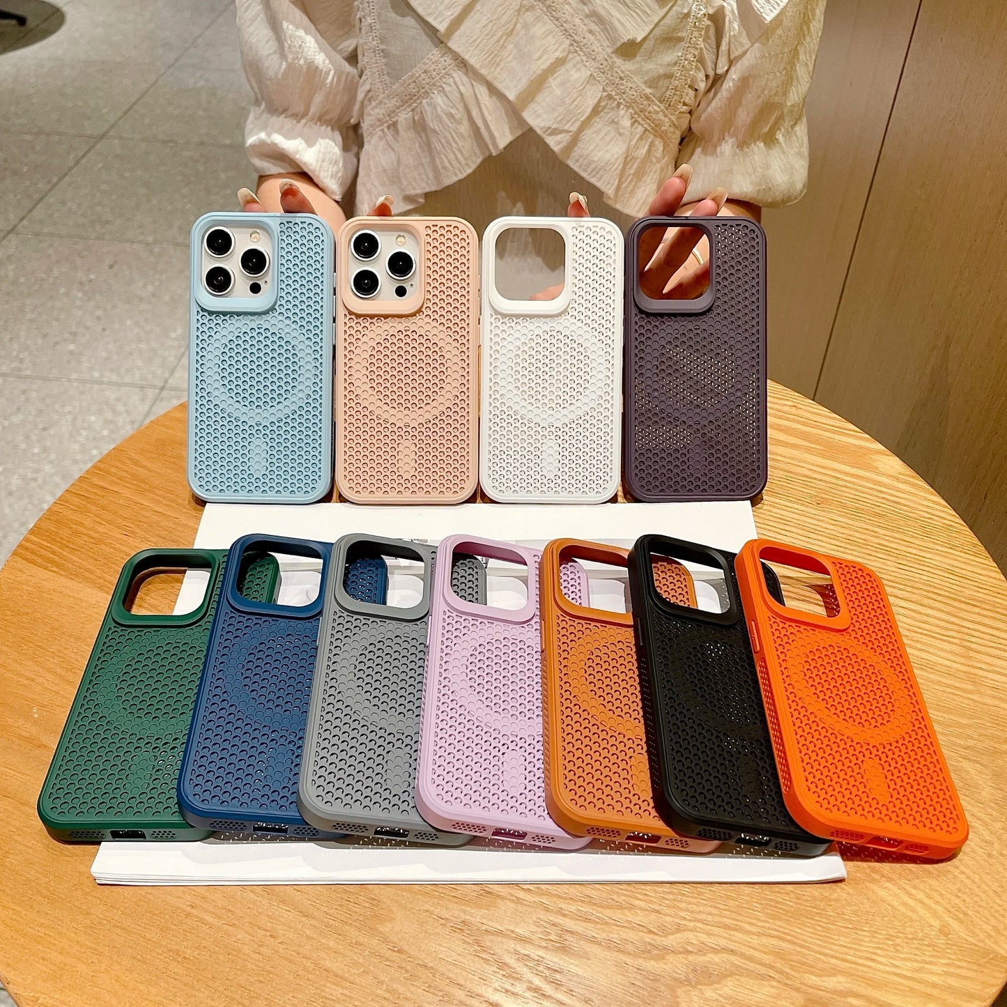 Heat Dissipation Magsafe Mesh Case For iPhone