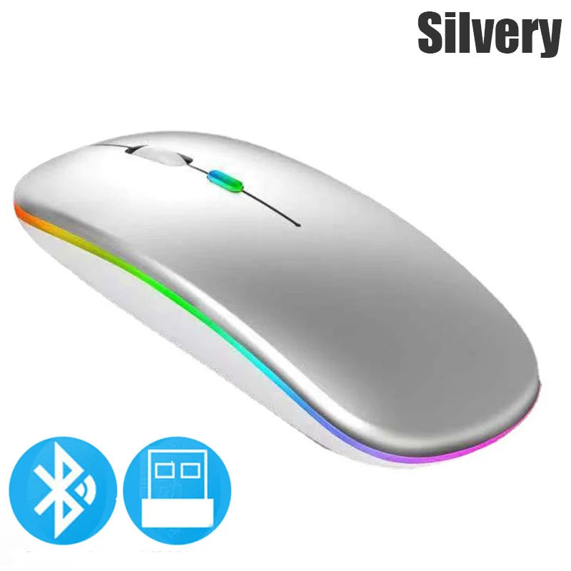 Wireless Mouse Bluetooth compatible 2.4GHz