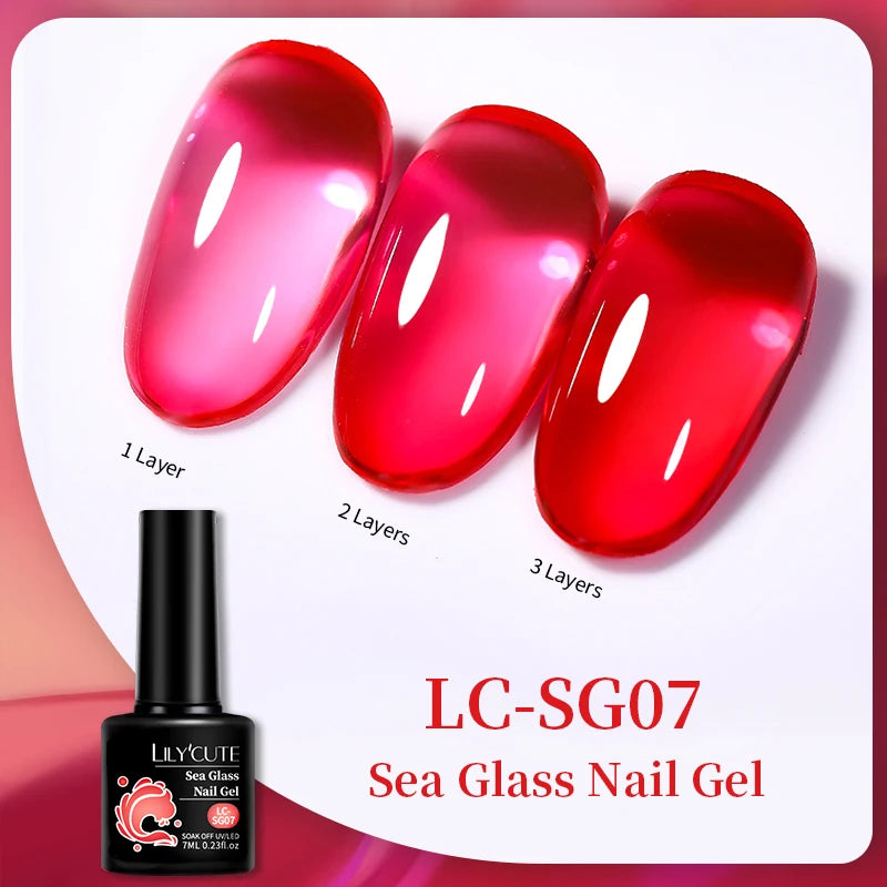 LILYCUTE 129 Colors Nail Gel Polish