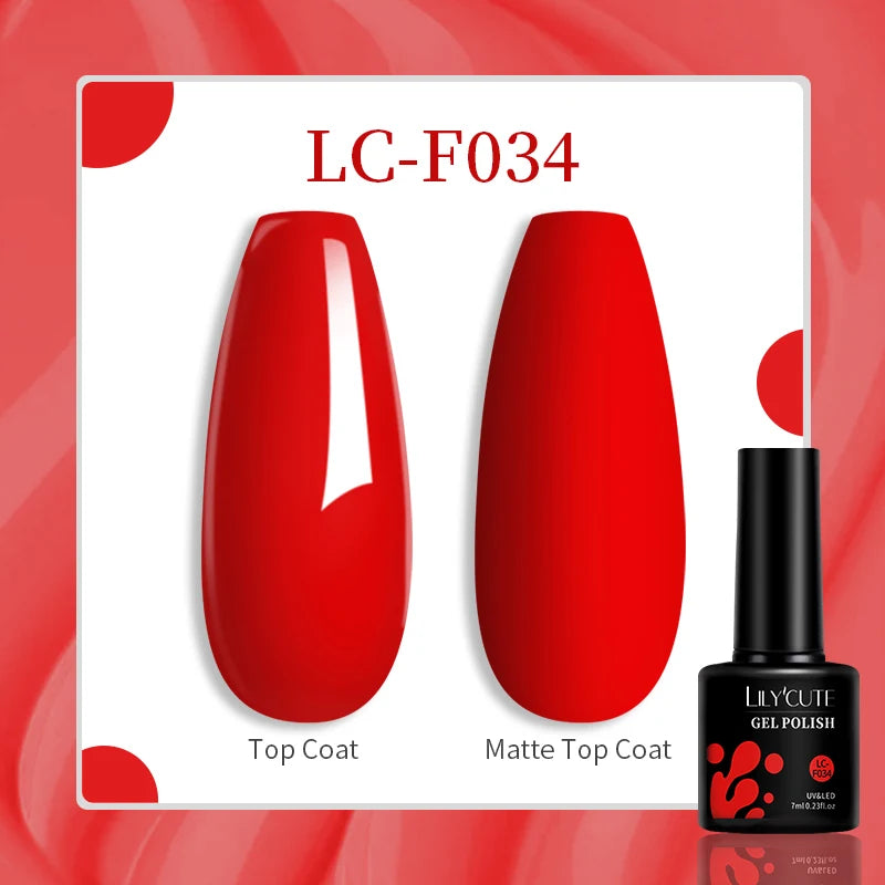LILYCUTE 129 Colors Nail Gel Polish