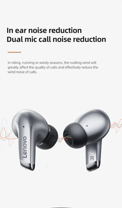 Original Lenovo LP5 TWS Wireless Bluetooth Earphone Long Battery Life Sports Headphone Dual Mode Gaming HD Call Headset With Mic