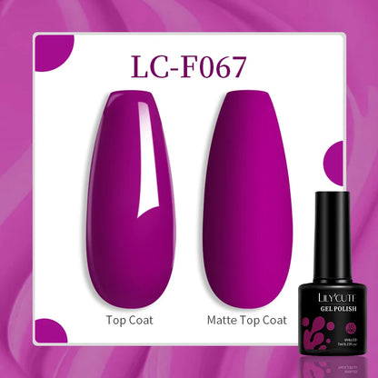 LILYCUTE 129 Colors Nail Gel Polish