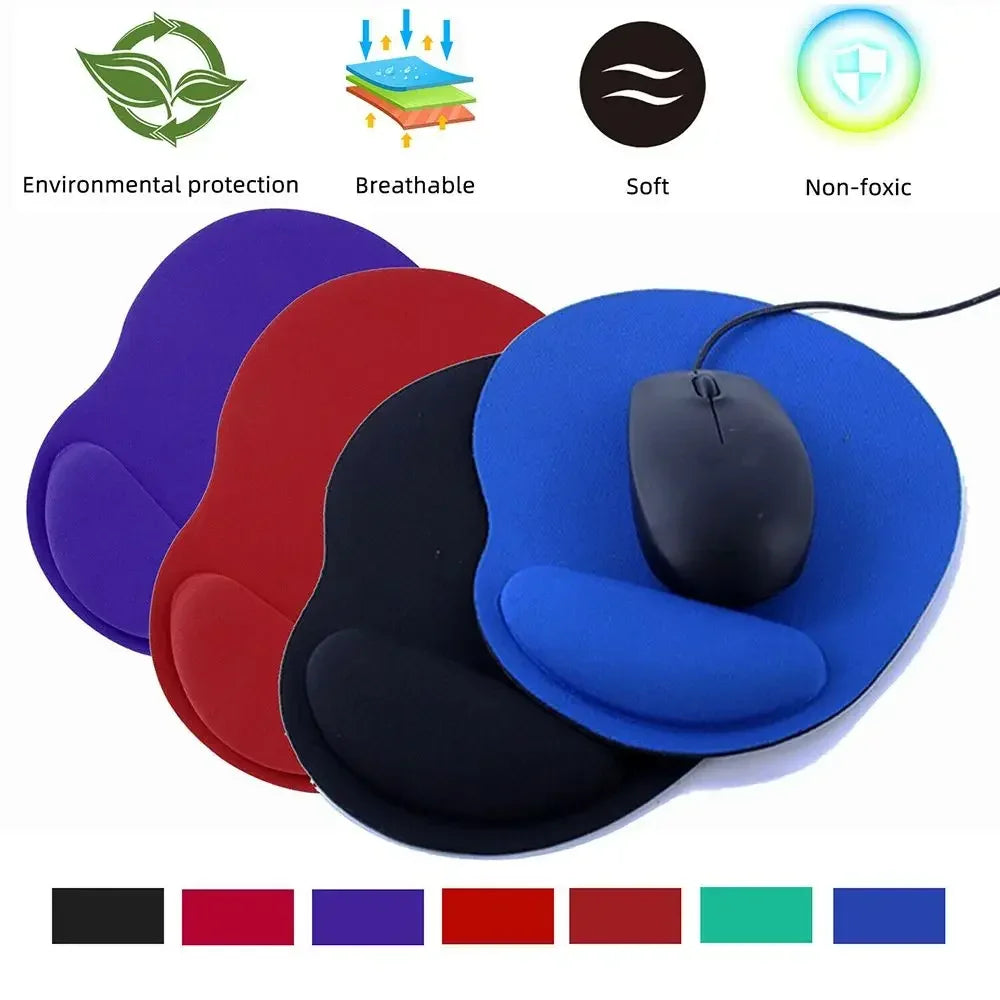 Ergonomic Wrist Rest Mouse Pad - Comfortable Wrist Support