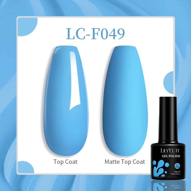 LILYCUTE 129 Colors Nail Gel Polish