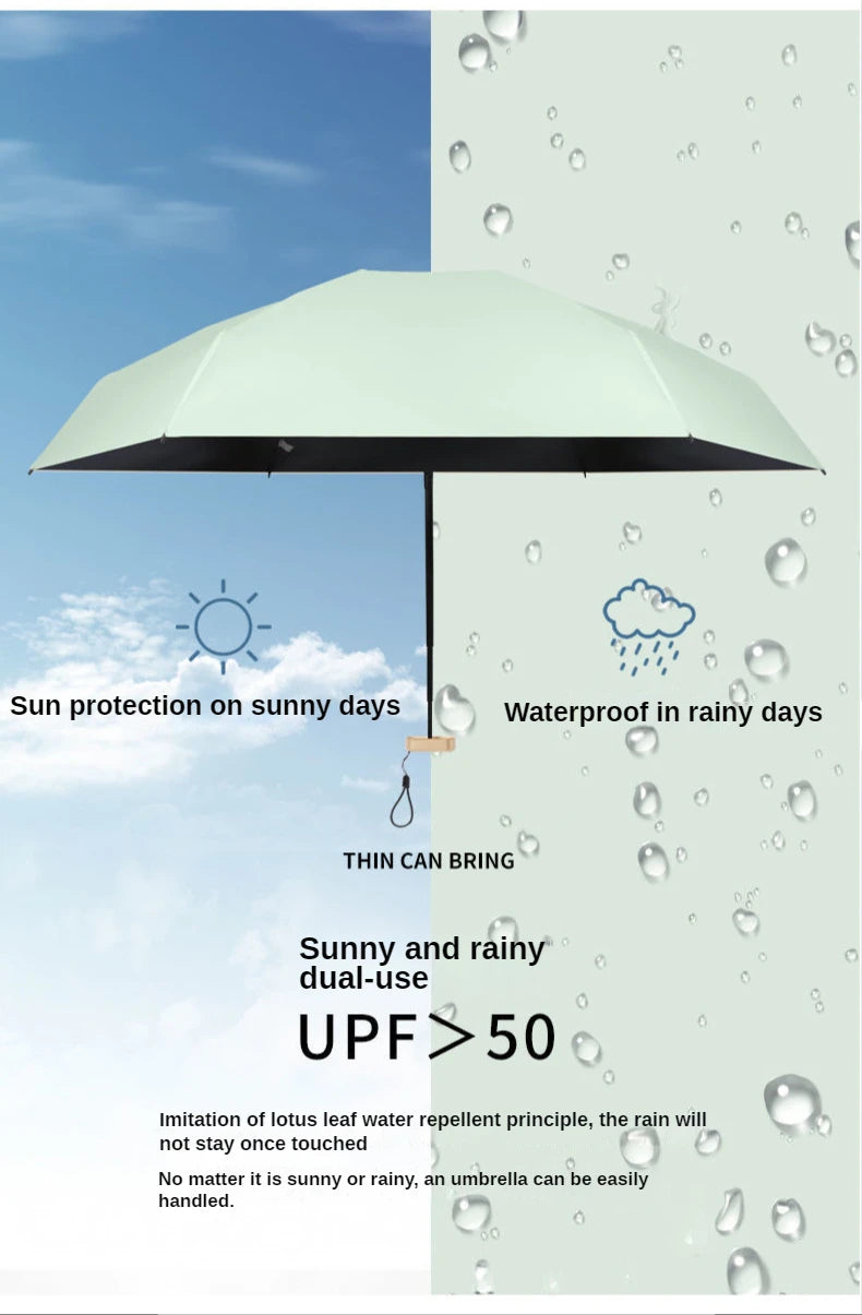 Mini Pocket Sun/Rain Travel Umbrella