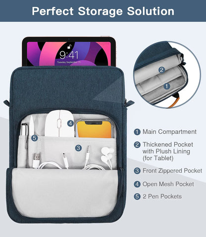 Tablet Sleeve Bag For iPad Pro 12 9 11 iPad 10th Air 5 4 3 10.9 10.2 inch 9th 8th 7th Generation 2021 2022 Tablet Bag Pouch
