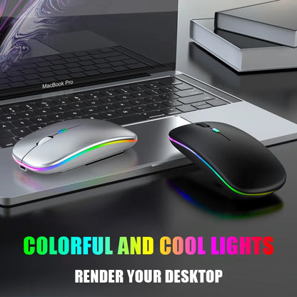 Wireless Mouse Bluetooth compatible 2.4GHz