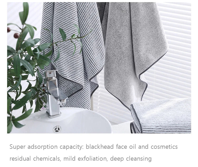 1PCS Thickened Bath Towels - 100% Bamboo Fiber