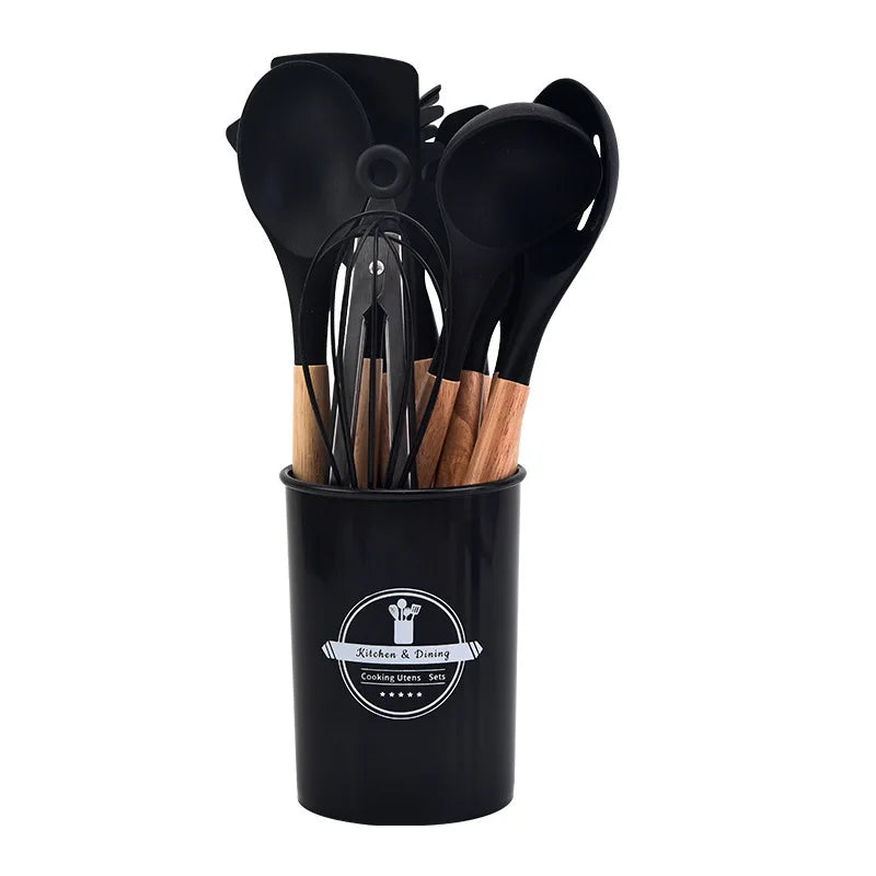 12-Piece Silicone Kitchen Utensil Set
