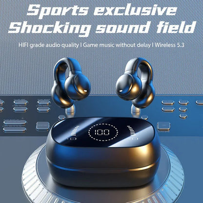 New Model 2025 M47+ Wireless Earbuds Bluetooth Headset Charging Earphones Bone Conduction Headphones Sport With Mic free