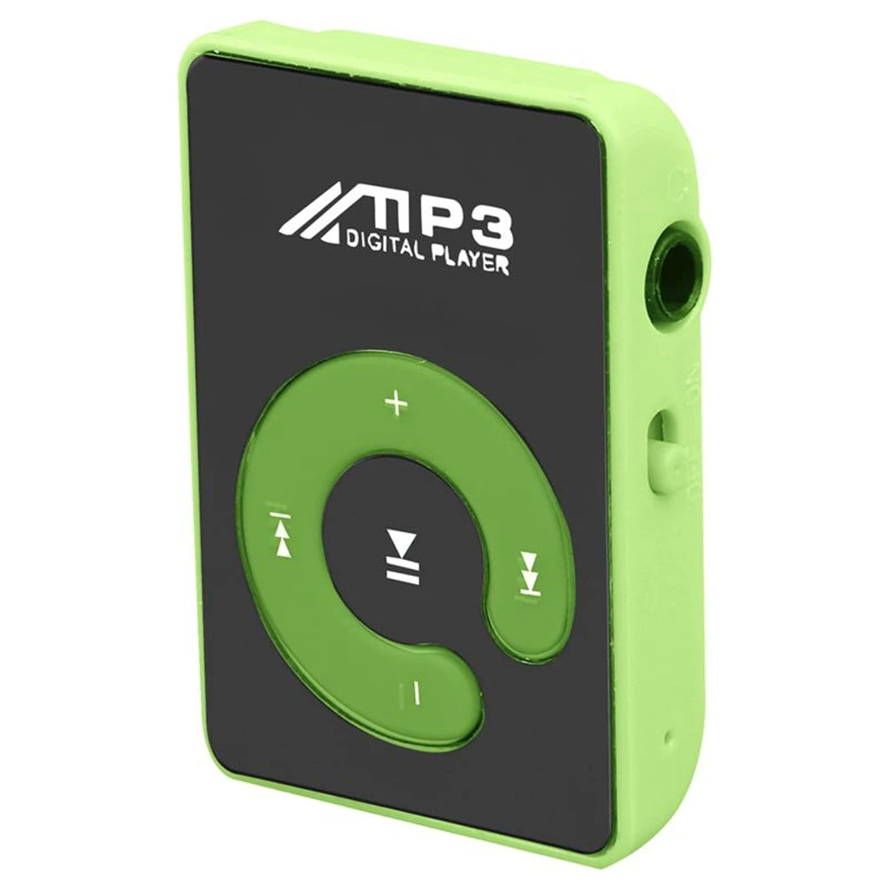 C Key Portable Mini Clip USB MP3 Player Walkman Music Media Player Support Micro SD TF Card Fashion Hifi MP3 for Outdoor Sports