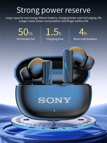 S ony True Wireless Bluetooth Earphones Headphones In-ear Earplugs Waterproof Fitness Motion Music Hedset Flip Cover Earphone