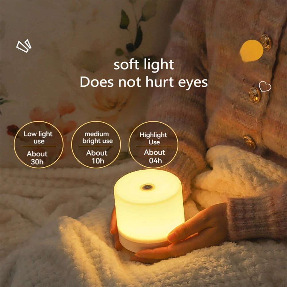 Touch LED Night Light with 3 Modes for Dimming