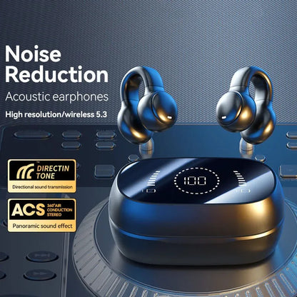 New Model 2025 M47+ Wireless Earbuds Bluetooth Headset Charging Earphones Bone Conduction Headphones Sport With Mic free