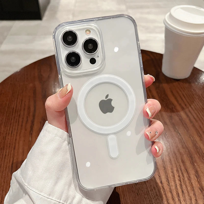 Magnetic Transparent iPhone Case