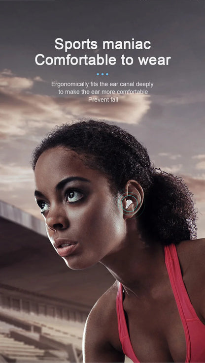 Original A6S TWS Headset Wireless Earphones Bluetooth