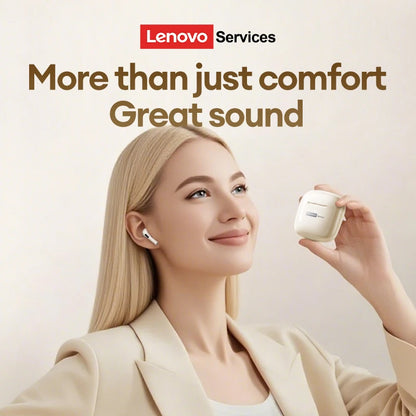 New Lenovo LE201 TWS Bluetooth 6.0 Earbuds ENC Call Noise Cancellation Ultra Long Latency Headphones Surround Sound Earphones