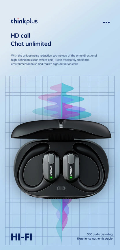 Original Lenovo XT80 Sports Wireless Earphones with Mics