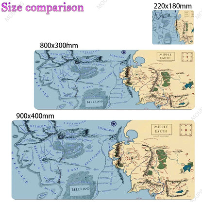 Vintage Map Deskmat,OLD MAP of The World Gaming Mouse Pad Laptop Office Home Mousepad Gamer Keyboard Carpet Computers Mouse Mats