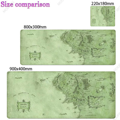 Vintage Map Deskmat,OLD MAP of The World Gaming Mouse Pad Laptop Office Home Mousepad Gamer Keyboard Carpet Computers Mouse Mats